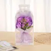 Ramo de Rosas Simuladas, Caja de Regalo de Flores de Jabón, Comercio Exterior Transfronterizo, Día de San Valentín, Regalo para el Día del Maestro, Adorno de Rosa Flor Eterna