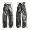 Jeans de Pierna Ancha Estilo Callejero Americano Transfronterizos Impresos en 3D para Hombres y Mujeres, Pantalones Frescos de Verano de Moda Holgados Largos hasta el Suelo