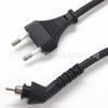 Enchufe plano estándar europeo VDE Cable de alimentación coreano KC Cable de alimentación francés alemán Enchufe giratorio para secador de pelo Base giratoria hembra