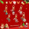 Regalo de Navidad Llavero de Navidad Regalo Exquisito Llavero Colgante Bolso de Dibujos Animados Accesorios para Colgar Hebilla de Puerta Accesorios