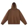Moletom com Capuz Oversized Tendência Marca 380g Peso Pesado Outono Inverno com Estampa de Logo Personalizado, Caimento Solto, Estilo Ombro Caído, em Estoque