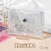 Nuevo Monedero de PVC de Doble Capa Bolso Mini para Estudiante Cartera Llave Moneda Tarjeta de Comida Bolsa para Cosméticos Venta Directa de Fábrica