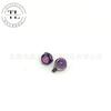 F136 titanio incrustado tres garras embrión bola cabeza de joyería clavo para la oreja clavo para el hueso de la oreja clavo para el labio clavo para la lengua cabeza de repuesto accesorios de joyería para perforación