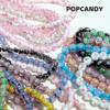 [Rose Manor] Pulsera de cuentas esmaltadas, hecha a mano, joyería DIY, flores de cuentas, polvo brillante, superficie cortada, cuentas de ábaco