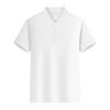 Camiseta Polo de Gelo de Atacado Masculina de Lapela Manga Curta Corporativa para Equipe Publicitária Estampada Bordada Casual e Versátil