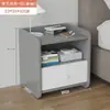 Mesita de Noche Lujo Ligero Gabinete de Almacenamiento de Mesita de Noche Pequeño Estilo Ins Dormitorio Hogar Gabinete Simple de Mesita de Noche Gabinete de Almacenamiento