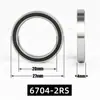 Rodamiento rígido de bolas de ranura profunda para cámara en la nube rizador de pelo de pared delgada precisión miniatura cerradura de huella dactilar 6704ZZ rodamiento 20*27*4