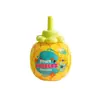 Cubo de Frutas Líquido para Hacer Burbujas Juguete Infantil que No se Derrama al Voltearlo, Naranja, Manzana, Piña Agua de Burbujas, Burbujas de Helado