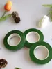 Cinta Floral Hecha a Mano, Papel Crepé para Hacer Flores, Envoltura de Tallos de Flores, Materiales de Empaque de Malla de Alambre, Arte en Papel DIY, Cinta Verde