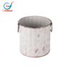 Maceta de hojalata galvanizada Barril de metal galvanizado Decoración campestre Barril de metal Estilo retro Maceta de cuerpo recto Decoración para el hogar