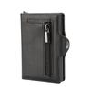 Porta-Cartões Automático Anti-Desmagnetização Pop-Up Business 80% de Desconto Grande Capacidade Slot para Vários Cartões Estojo de Cartão com Zíper Bolso para Moedas Atacado