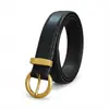 Cinto de Couro Feminino Transfronteiriço, Couro Genuíno, Couro Bovino de Camada Superior Dupla Face, Elegante e Simples, Cinto Decorativo Versátil para Jeans e Vestidos