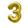 Globos Digitales Versión Americana de 32 pulgadas Globos de Película de Aluminio Oro Plata Decoración para Fiesta de Cumpleaños Boda Día de Año Nuevo Venta al por Mayor