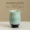 Olla Hexagonal de Esmalte Cristalizado, Juego de Té de Una Olla y Dos Tazas, Tetera de Cerámica Hecha en Horno Doméstico, Caja de Regalo para Tazas de Té