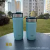 Nueva Taza de Café Taishuo de Acero Inoxidable 304 con Popote, Gran Capacidad, Aislamiento Térmico, Taza Fría para Hielo, Taza para Coche para Hombres y Mujeres
