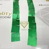 Decoração de Casamento em Shopping de Hotel Cor Dourada Prateada 5cm 5cm Quadrado Fio de Lantejoulas Cortina de Lantejoulas