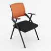 Silla de entrenamiento plegable transfronteriza, silla de reunión de negocios de fábrica con tablero de mesa, silla de estudio para proteger la cintura con reposabrazos, silla de oficina
