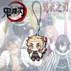 Accesorios de Cadena para Teléfono Móvil Demon Slayer de Moda para Hombres y Mujeres, Llavero para Teléfono, Colgante de Anime Demon Slayer