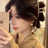 Pendientes de Flor de Pedrería para Mujer 2024 Nuevos Pendientes Explosivos Elegantes Diseño de Nicho Lujo Ligero Pendientes Delicados