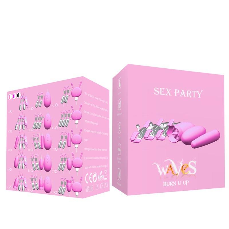 详情9跨境遥控电动乳夹跳蛋多频震动舌舔女自慰器后庭肛塞成人情