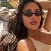 Novos Óculos de Sol Ovais com Armação Pequena Estilo Retrô, Ultraleves, Estilo Preguiçoso e Casual, Versáteis para Viagem e Férias