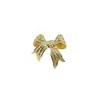 Broche de Laço Fofo Estilo Coreano, Elegante e Simples, Fecho Anti-Exposição, Estiloso e Simples, Adequado para Golas e Lapelas