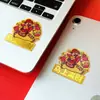 Pegatinas para teléfono de oro puro 999, personalización profesional, hechas a medida según tu diseño, producción exclusiva de logotipos de empresa, productos físicos para clientes