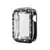 Adecuado para Carcasa de Apple Watch TPU Diamante de una Sola Fila Carcasa Blanda Funda Protectora de Reloj para Apple Watch 9/8/7