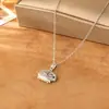 Novo Colar de Carneiro do Zodíaco Chinês com Gelo Triturado, com Toque de Luxo, Design Moderno e Único, Corrente Festiva para Clavícula, Corrente de Pescoço Estilo Chinês