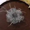 Estilo Princesa Dulce Original Super Hada Plumas Caramelo Flores de Organza Clip DIY Tocado Broche Accesorios para Ropa