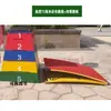 Caixa de salto para jardim de infância altura ajustável cavalo com arcos para crianças trampolim de treinamento de ginástica prancha de salto escola primária e secundária