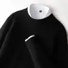 Nuevo suéter de lana para hombre de otoño e invierno, cuello redondo, engrosado, jacquard texturizado, corte holgado, color liso, tejido de punto casual de negocios para hombre