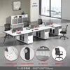 Conjunto de escritorio y silla de oficina simple y moderno, adecuado para una sola persona, escritorio de gerente o escritorio ejecutivo