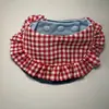 Bandana de mezclilla azul oscuro para gato con cuello de muñeca, ribete de encaje, bufanda rayada para perro, accesorio para mascotas transfronterizo, venta al por mayor