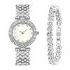 Conjunto Feminino Atacado Relógio, Relógio Feminino Simples Versátil com Diamantes, Relógio Feminino Fresco Estilo Coreano DIY