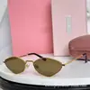 Óculos de Sol de Designer Luxuosos Proteção UV400 Pedido de Comércio Internacional Gatinho Metal Novos Óculos Tendência 56Zs