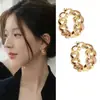 Brincos de Prata com Agulha de Prata, Franjas e Pérolas no Mesmo Estilo de Zhao Lusi Acessíveis de Luxo Brincos Requintados de Alto Padrão Design de Brincos de Nicho para Mulheres