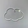 Llavero Acrílico Transparente con Purpurina Disco Guka Plexiglás Hecho a Mano DIY Llavero Guka