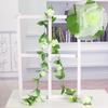 Atacadistas Transfronteiriços Flores Artificiais para Casamento e Decoração de Casa, Teto de Rattan Flores Artificiais de Plástico e Plantas Verdes para Casamentos