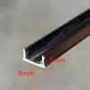 Tira de plástico PVC para línea de goteo tira de partición de pared exterior tira de ventana balcón fregadero línea de pintura tira de partición de techo