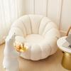 Sofá perezoso silla calabaza lujo ligero tatami individual lana de cordero estilo crema dormitorio balcón silla sofá de ocio