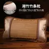 Almohada de Verano, Almohada con Alfombrilla Refrigerante, Almohada Refrigerante para Adultos, Almohada de Verano de Seda Helada Fresca, Almohada de Bambú Mahjong de Hojas de Té para Estudiantes, Para Una Persona