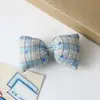 Nuevo Adorno de Accesorios 3D de Lazo Cuadros Rellenos de Algodón de Tela con Forma de Estrella Accesorios para el Cabello DIY Pinzas para el Cabello Accesorios de Material para Mujer
