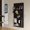 Estantería de Tablero Perforado para Sala de Estar Almacenamiento en Toda la Pared Puerta de Entrada Tablero Colgante para Entrada Decoración de Pared Tablero Perforado de Metal