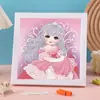 Nuevo Pegatina de Diamante Sanrio Kulomi Diy Hecho a Mano Dibujo Animado Lindo Educativo para Niños Regalo de Vacaciones