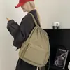 Mochila de Cordão Grande Capacidade Genuína Simples da Moda Estilo Coreano Encomenda Personalizada para Mulheres Esportes ao Ar Livre Viagem Mochila de Cordão