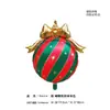 Globo de Papel de Aluminio Forma de Bola con Lazo de Navidad y Año Nuevo Decoración de Navidad y Año Nuevo Arreglo Globo de Papel de Aluminio