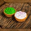 Accesorios para Micro-Paisajismo: Tinajas de vino, Tazones, Heno, Cubos de madera, Chiles, Ajo, Cestas de bambú, Cestas para cocinar al vapor, Adornos de resina, Artesanías, Musgo