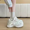 Zapatos de Mujer Que Hacen los Pies Más Pequeños, Zapatillas de Entrenamiento Alemanas de Suela Gruesa, Zapatos Versátiles Forrest Gump para Mujer, Zapatos Deportivos Casuales de Malla Transpirable