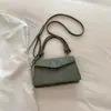 2025 Nova Bolsa de Design de Nicho Moda Textura Transversal Maillard Pequena Quadrada Retrô Simples Versátil Bolsa Feminina Tendência